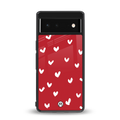 love is love red edition back phone cover | glass case for Google Pixel 6A