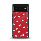 love is love red edition back phone cover | glass case for Google Pixel 6A