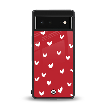 love is love red edition back phone cover | glass case for Google Pixel 6A