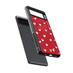 love is love red edition back phone cover | glass case for google pixel 6