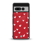 love is love red edition back phone cover | glass case for google pixel 7 pro
