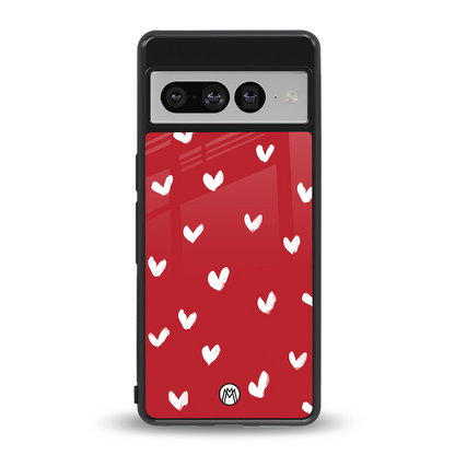 love is love red edition back phone cover | glass case for google pixel 7 pro
