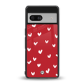 love is love red edition back phone cover | glass case for Google Pixel 7