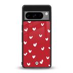 love is love red edition back phone cover | glass case for google pixel 8 pro