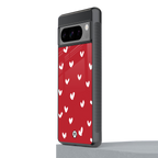 love is love red edition back phone cover | glass case for google pixel 8 pro