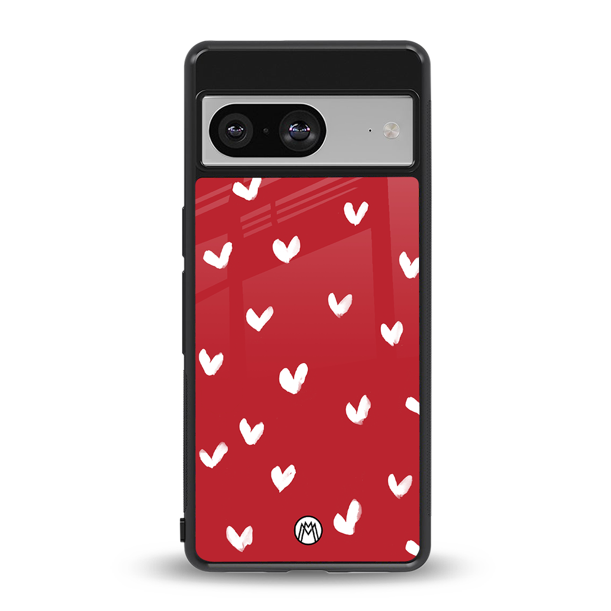 love is love red edition back phone cover | glass case for Google Pixel 8