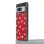 love is love red edition back phone cover | glass case for Google Pixel 8
