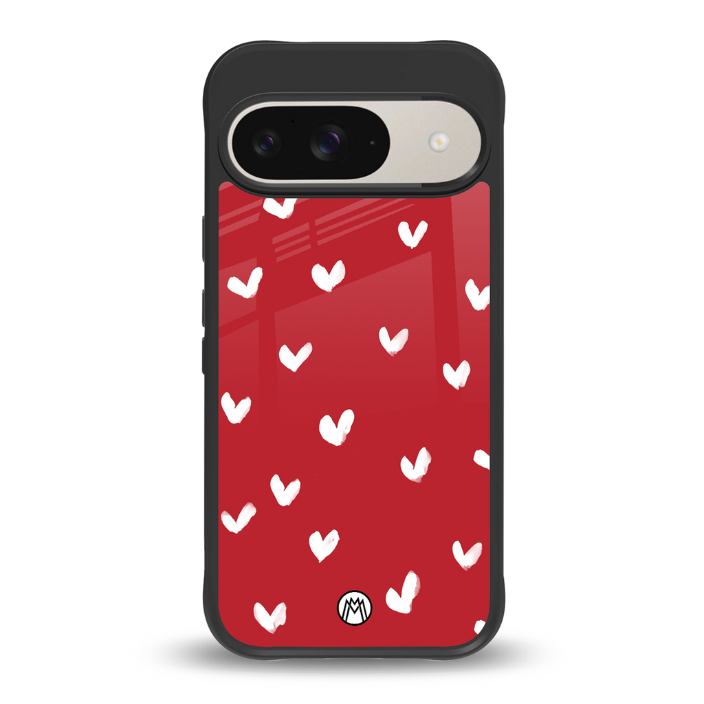 love is love red edition back phone cover | glass case for google pixel 9