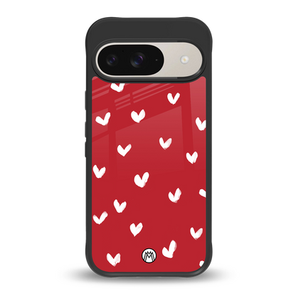 love is love red edition back phone cover | glass case for google pixel 9