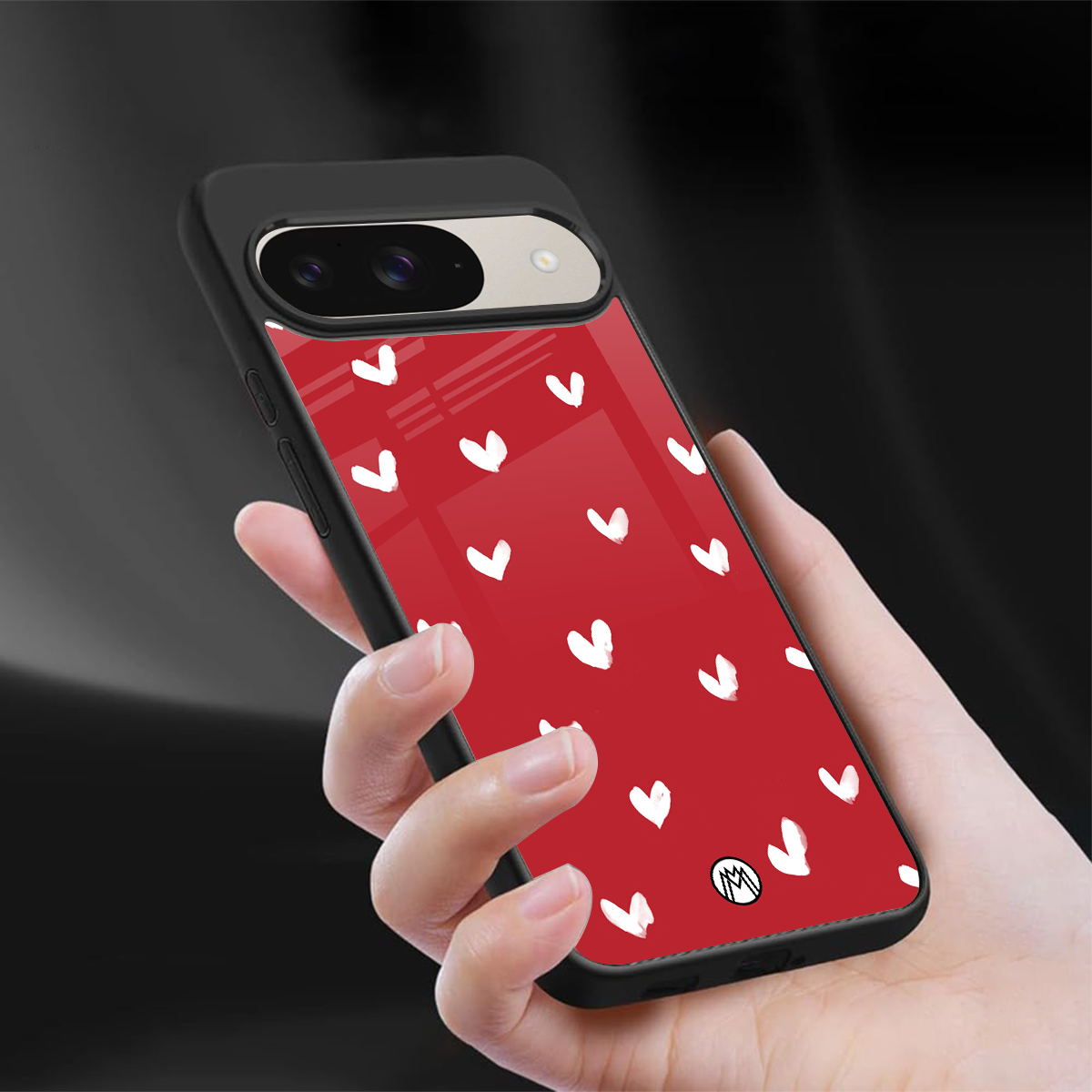 love is love red edition back phone cover | glass case for google pixel 9