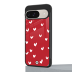 love is love red edition back phone cover | glass case for google pixel 9