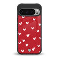 love is love red edition back phone cover | glass case for google pixel 9 pro