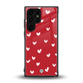 love is love red edition back phone cover | glass case for samsung galaxy s23 ultra