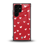 love is love red edition back phone cover | glass case for samsung galaxy s23 ultra