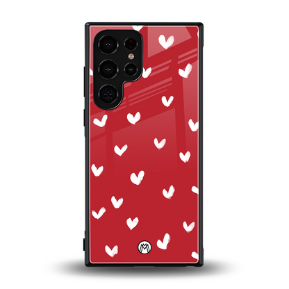 love is love red edition back phone cover | glass case for samsung galaxy s23 ultra