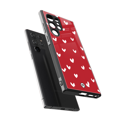 love is love red edition back phone cover | glass case for samsung galaxy s24 ultra