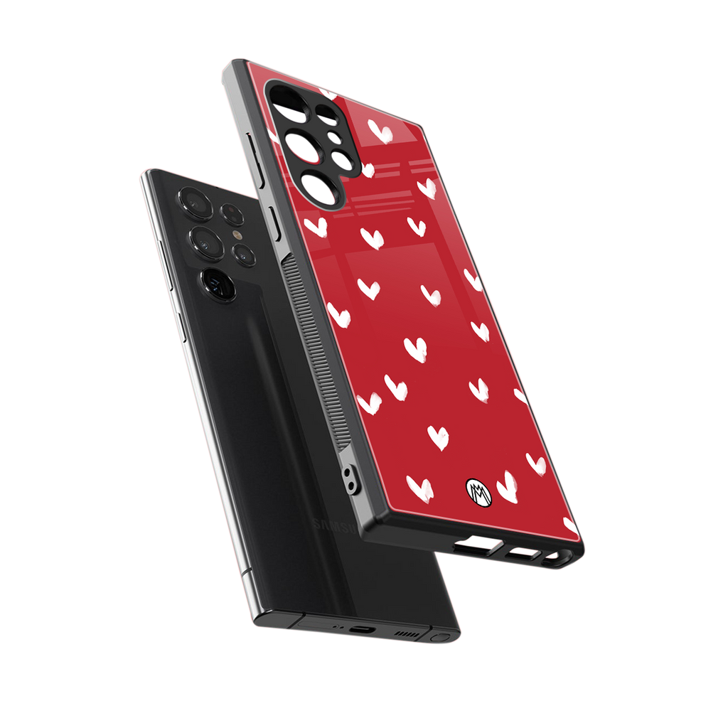 love is love red edition back phone cover | glass case for samsung galaxy s23 ultra