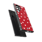 love is love red edition back phone cover | glass case for samsung galaxy s23 ultra