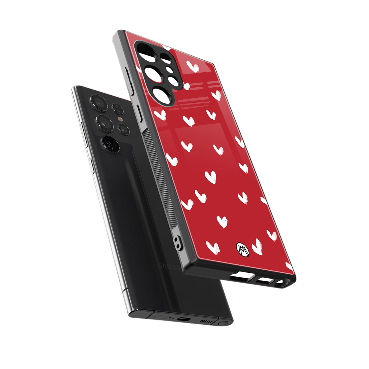 love is love red edition back phone cover | glass case for samsung galaxy s23 ultra
