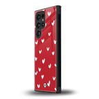 love is love red edition back phone cover | glass case for samsung galaxy s23 ultra