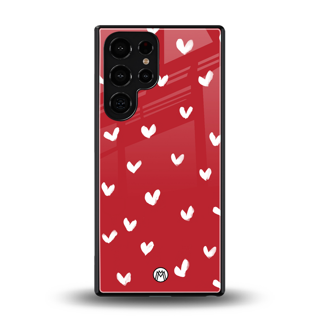 love is love red edition back phone cover | glass case for samsung galaxy s25 ultra