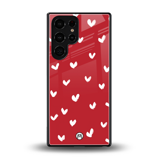 love is love red edition back phone cover | glass case for samsung galaxy s25 ultra