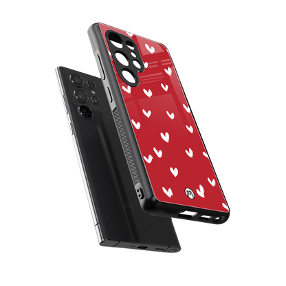 love is love red edition back phone cover | glass case for samsung galaxy s25 ultra