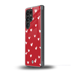 love is love red edition back phone cover | glass case for samsung galaxy s25 ultra