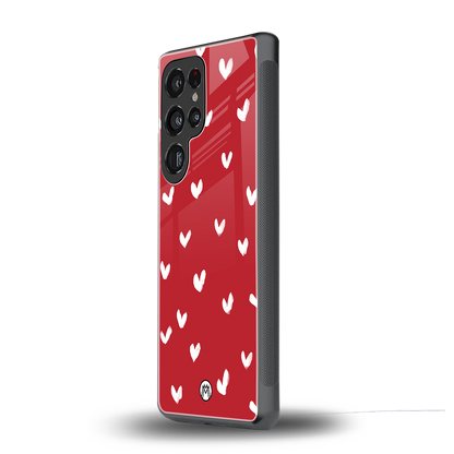 love is love red edition back phone cover | glass case for samsung galaxy s25 ultra