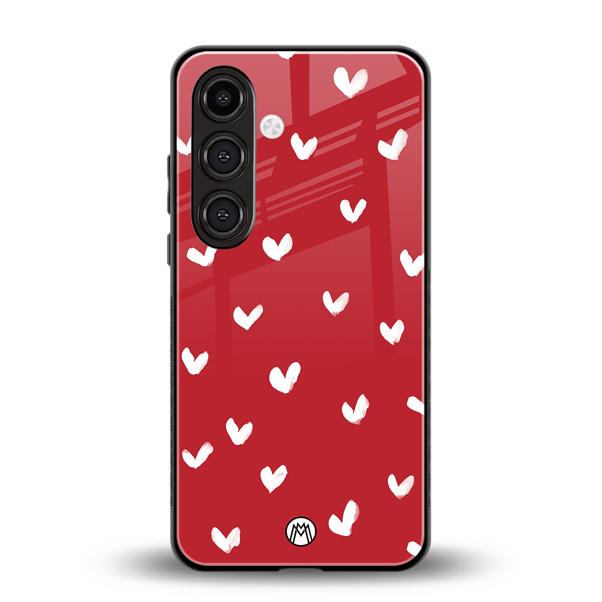 love is love red edition back phone cover | glass case for samsung galaxy s24 fe