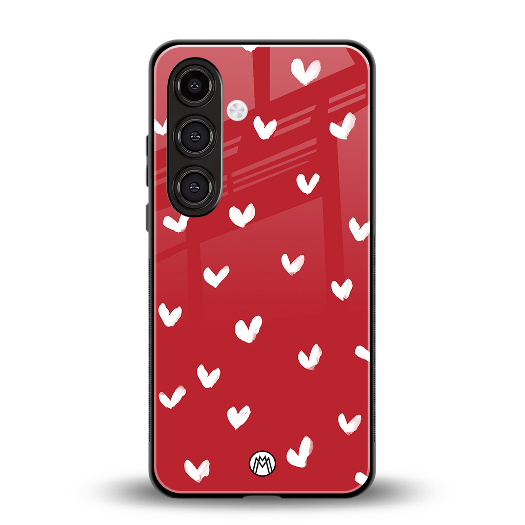 love is love red edition back phone cover | glass case for samsung galaxy s25 plus