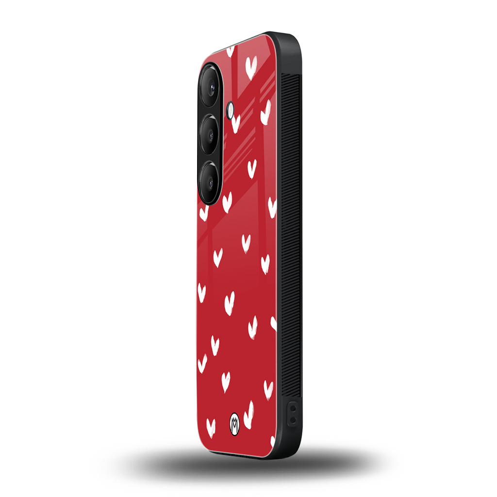 love is love red edition back phone cover | glass case for samsung galaxy s24