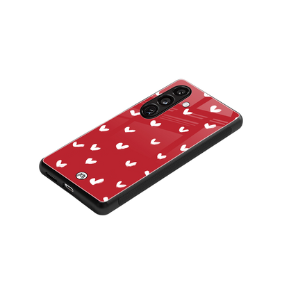 love is love red edition back phone cover | glass case for samsung galaxy s23 fe