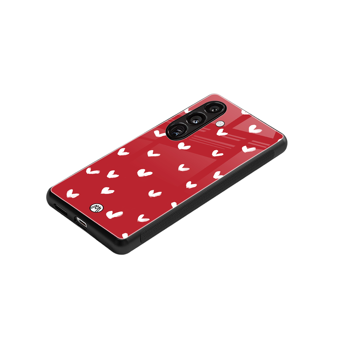 love is love red edition back phone cover | glass case for samsung galaxy s24 plus