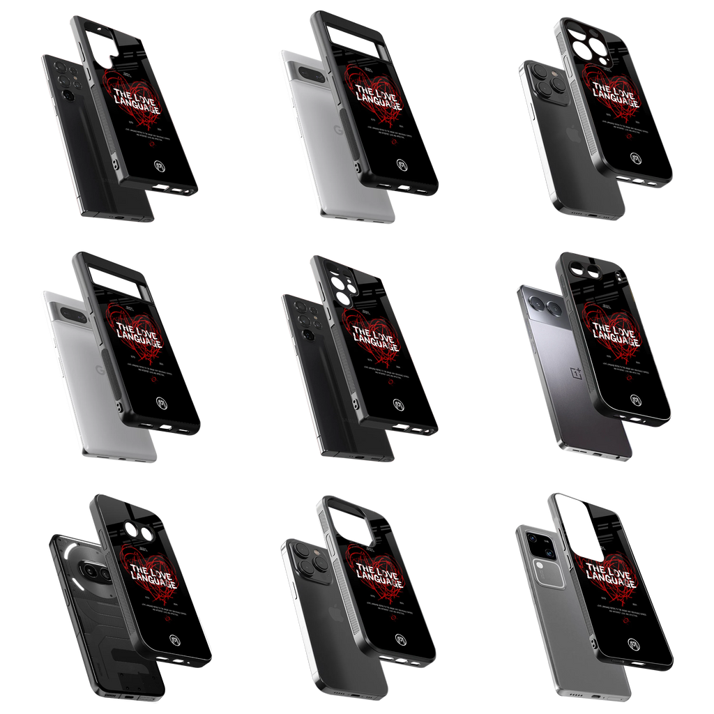 Durable Glass Back Mobile Case for iPhone, Samsung, OnePlus, Google Pixel, Redmi, Vivo, Oppo