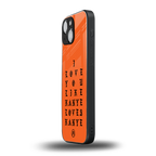 love like kanye back phone cover | glass case for iphone 13 mini