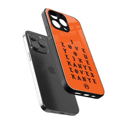 love like kanye back phone cover | glass case for iphone 14 pro max