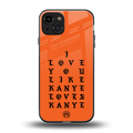 love like kanye back phone cover | glass case for iphone 15