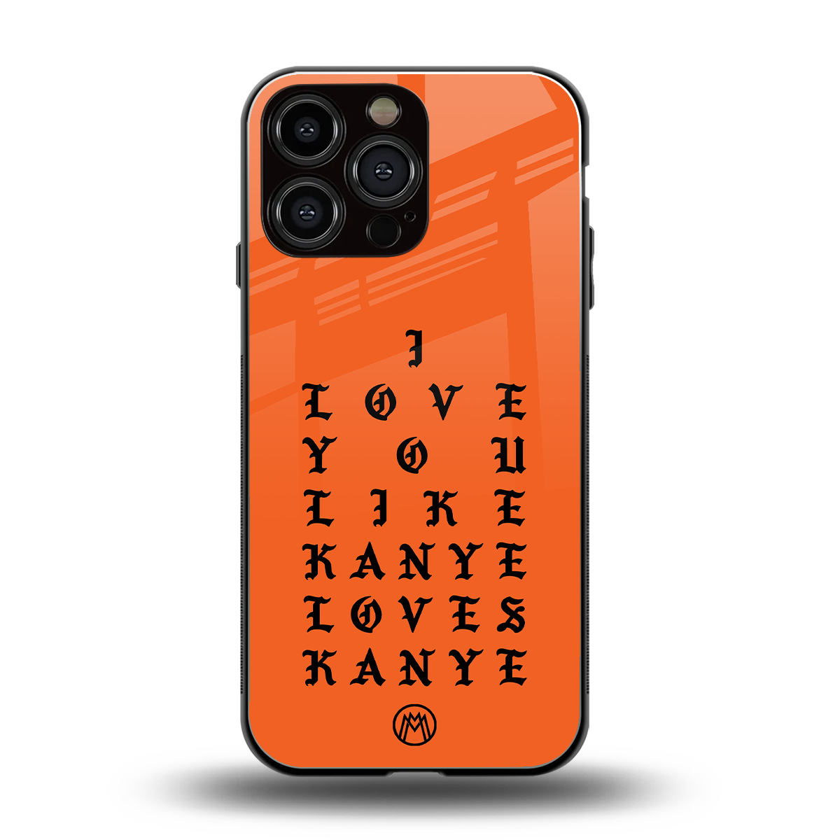 love like kanye back phone cover | glass case for iphone 16 pro max