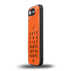 love like kanye back phone cover | glass case for iphone 16e