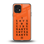 love like kanye back phone cover | glass case for nothing phone 1