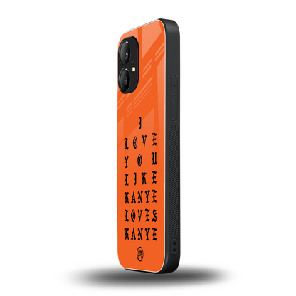 love like kanye back phone cover | glass case for nothing phone 1
