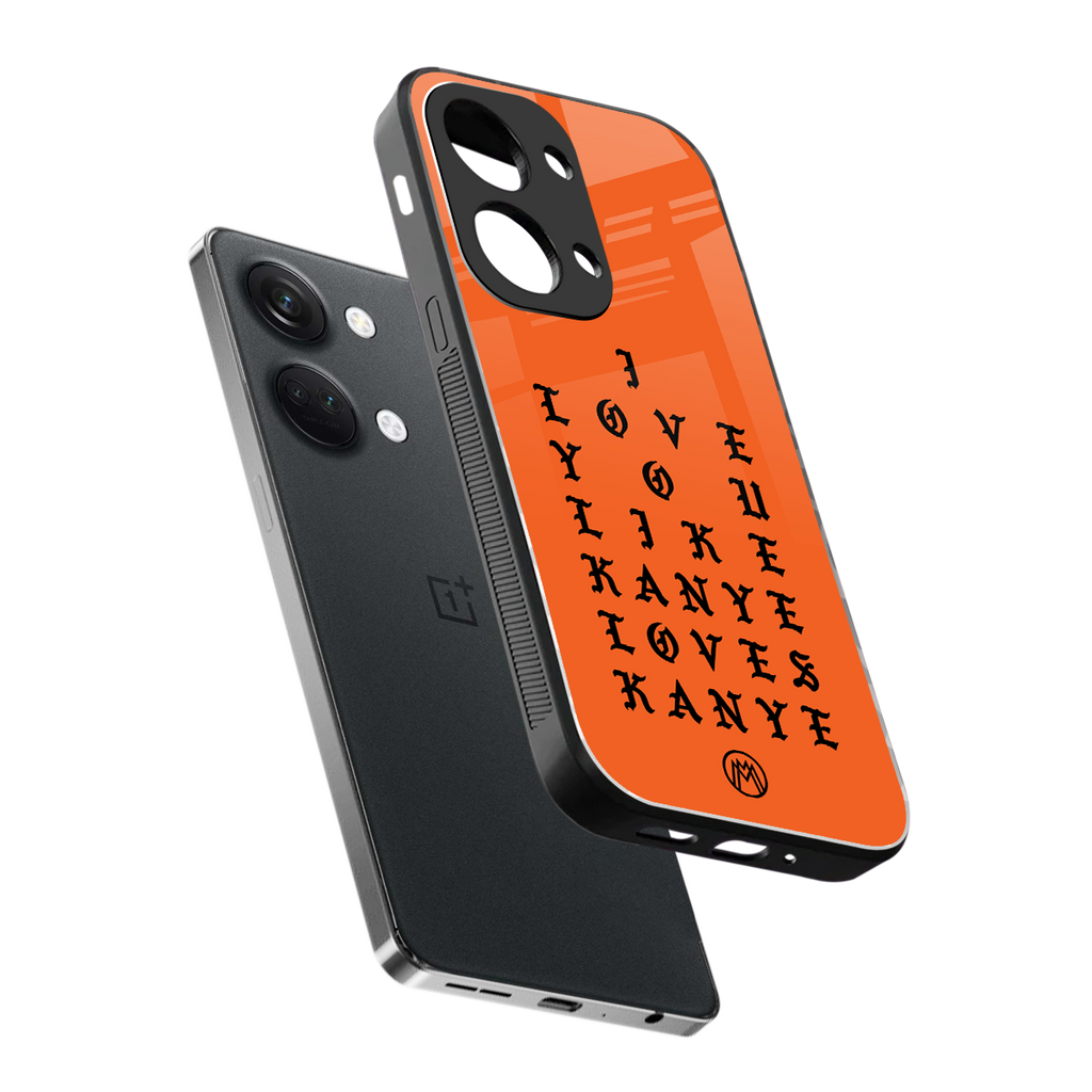 love like kanye back phone cover | glass case for oneplus nord 3