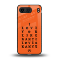 love like kanye back phone cover | glass case for oneplus nord 4