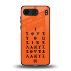 love like kanye back phone cover | glass case for oneplus nord 4