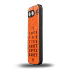 love like kanye back phone cover | glass case for oneplus nord 4