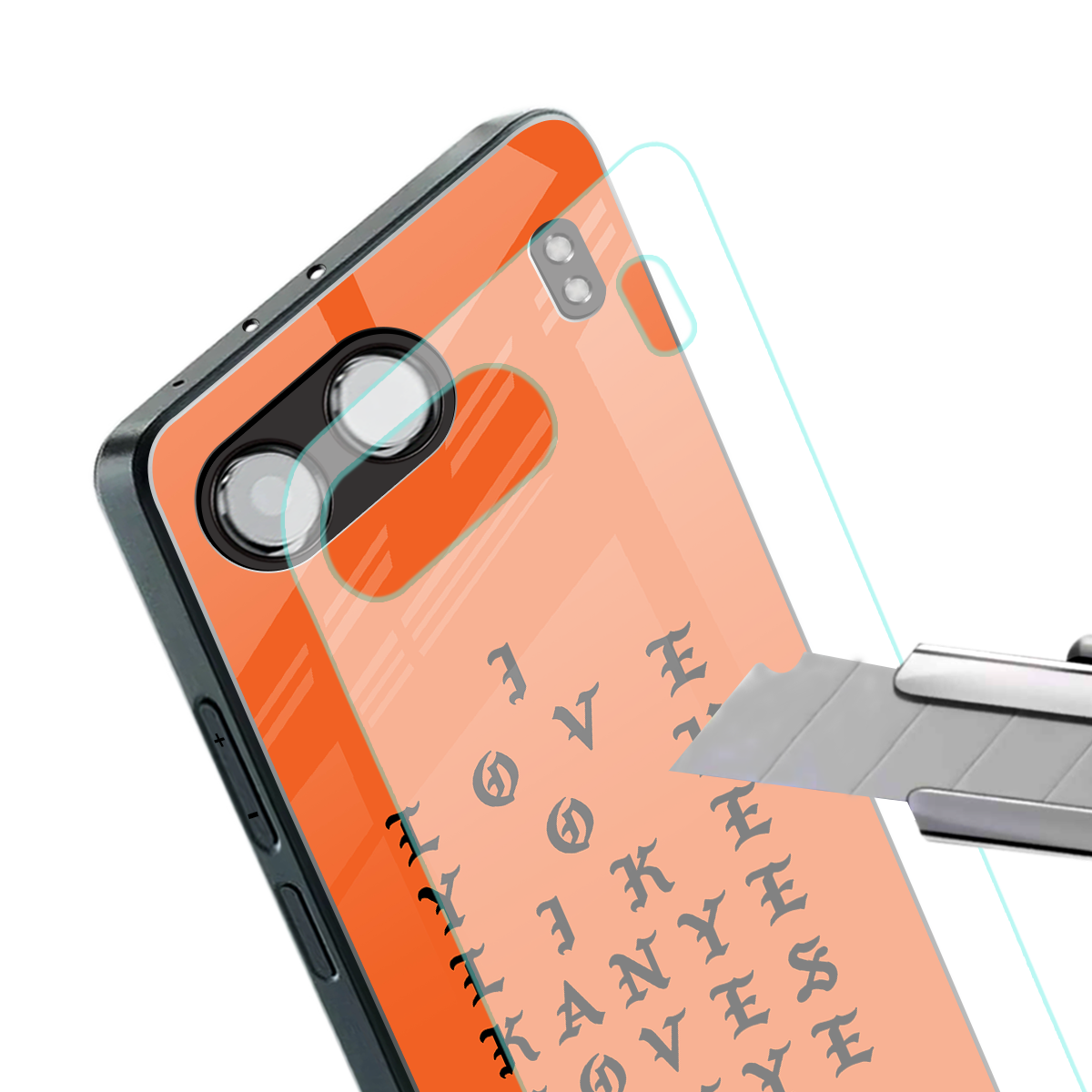 love like kanye back phone cover | glass case for oneplus nord 4