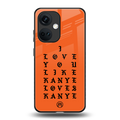 love like kanye back phone cover | glass case for oneplus nord ce 3