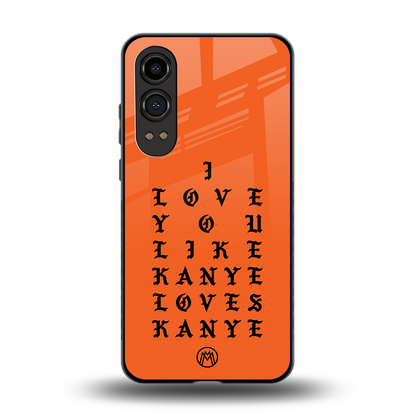 love like kanye back phone cover | glass case for oneplus nord ce 4 lite