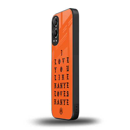 love like kanye back phone cover | glass case for oneplus nord ce 4 lite